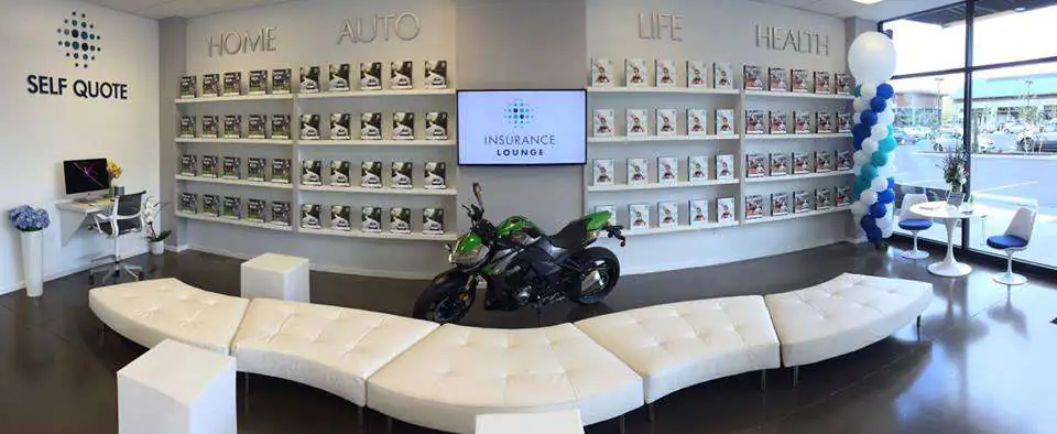 Insurance Lounge storefront interior