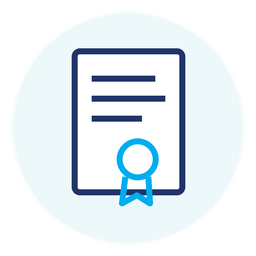 Birth certificate document icon